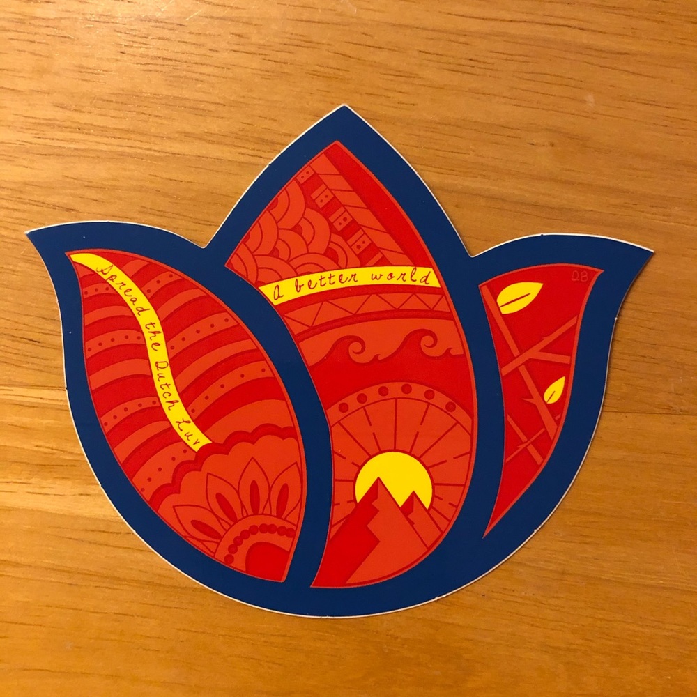 Dutch Bros Tulip Sticker